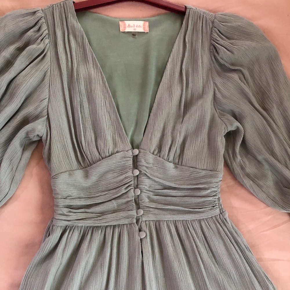 Sage colored dress